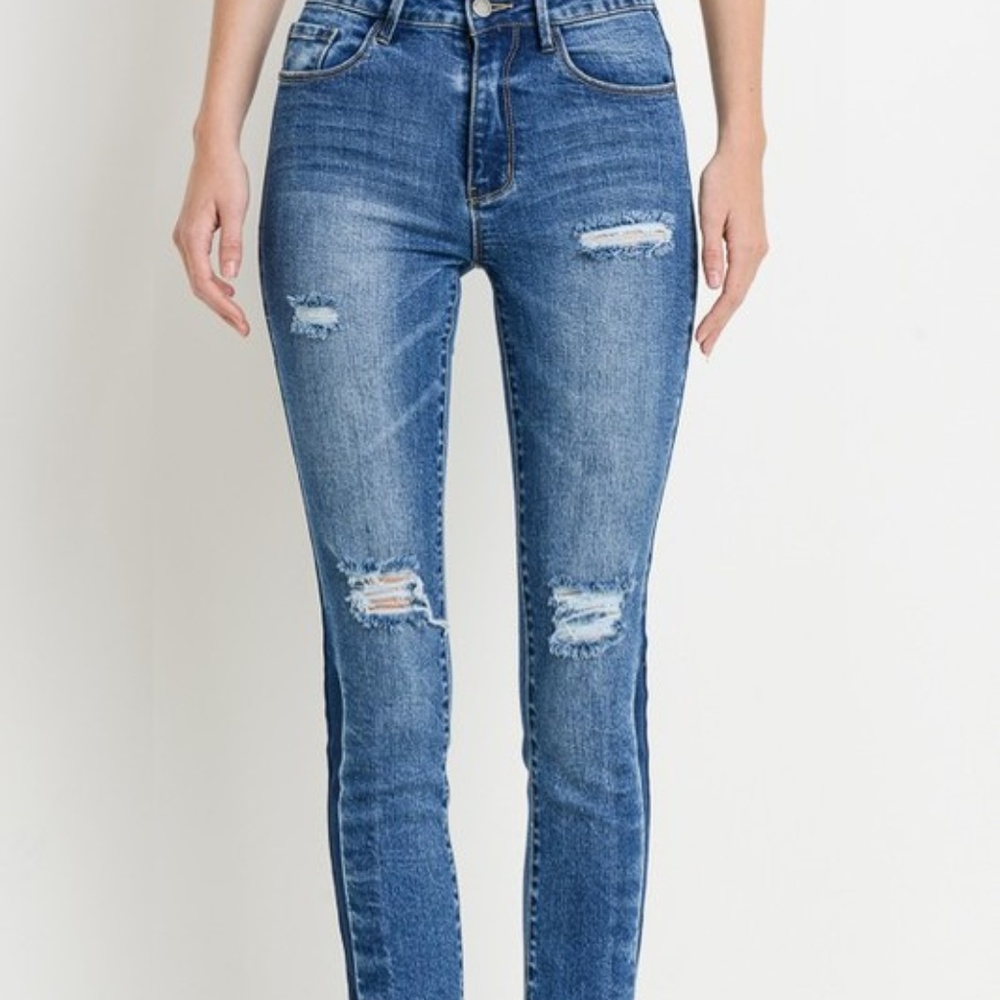 A Distressed super soft  Fabulous Pair of Denim